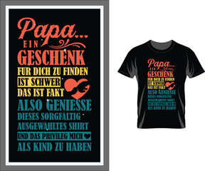 Father's dAY Best selling t shirt and mug design vector