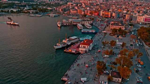 Aerial view of İstanbul