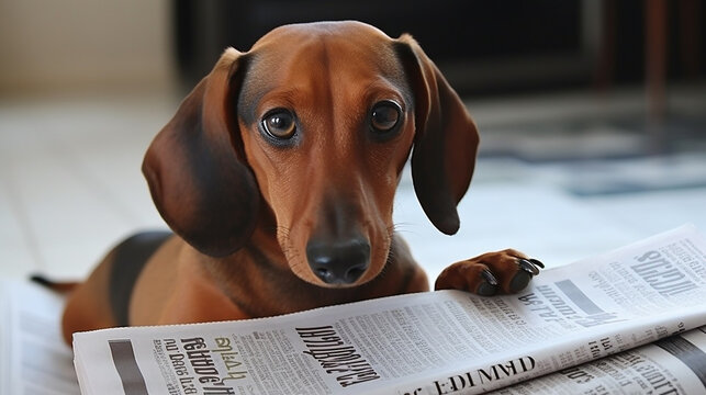 
bass&ecirc; lendo jornal