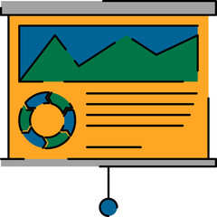 Presentation Slides Illustration Isolated Transparent Background