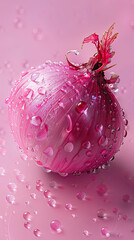 red wet onions 
