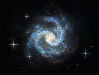 Giant spiral galaxy