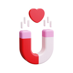 magnet 3d render icon