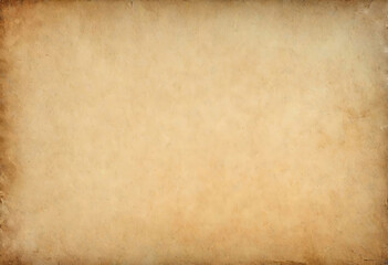 The texture of old worn faded brown paper. Vintage antique parchment background	