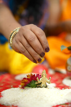 Indian threading ceremony, Traditional Hindu cultural function, where a young boy is sent to Guru for further studies, artistic shots with nice composition
