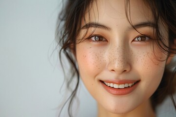 A charming portrait of an Asian beauty