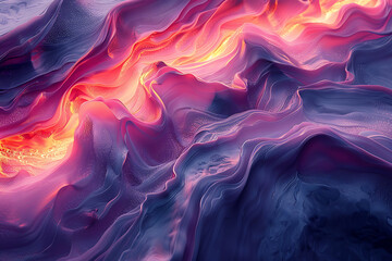 Obraz premium An abstract gradient liquid background featuring smooth, flowing colors that blend seamlessly to create a visually captivating and modern design, ideal for digital art and graphic projects