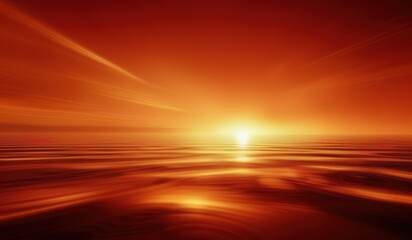 a sunset with a wave in the water