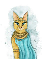 Egyptian cat queen
