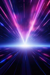 Hyperspace Leap: Futuristic Light Speed Journey