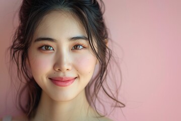 A charming portrait of an Asian beauty