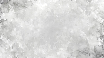 Fototapeta premium White watercolor background painting with cloudy distressed texture and marbled grunge, soft gray or silver vintage colors.