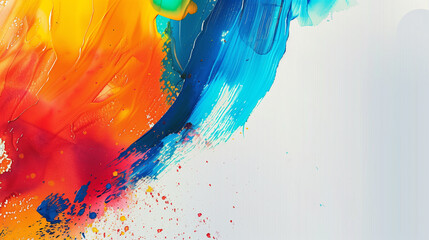 Horizontal colorful abstract wave background with peru, firebrick and light sea green colors. can be used as texture, background or wallpaper.