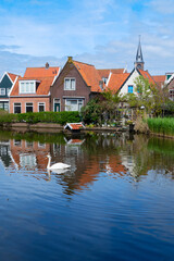 skyline of old town Zaanse Schans