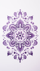 Abstract Image, Floral Oriental Mandala, Pattern Style Texture, Wallpaper, Background, Cell Phone and Smartphone Case, Computer Screen, Cellphone and Smartphone Screen, 9:16 Format- PNG