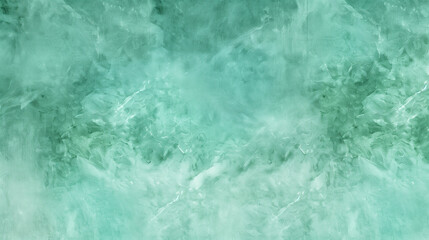 Fototapeta premium blue green background, vintage marbled textured border, pastel blue green color wall.