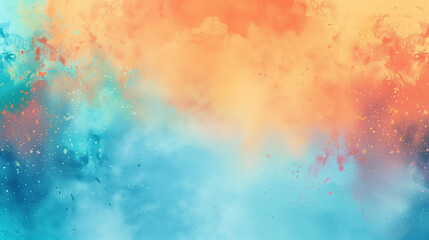 Fototapeta premium Bright Abstract watercolor drawing on a paper image.ultiple values)