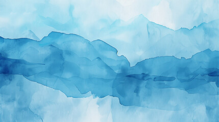 Obraz premium Abstract light blue watercolor background with space for text or image.