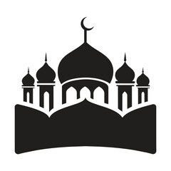 Mosque Vector Eid Mubarak Mosque	