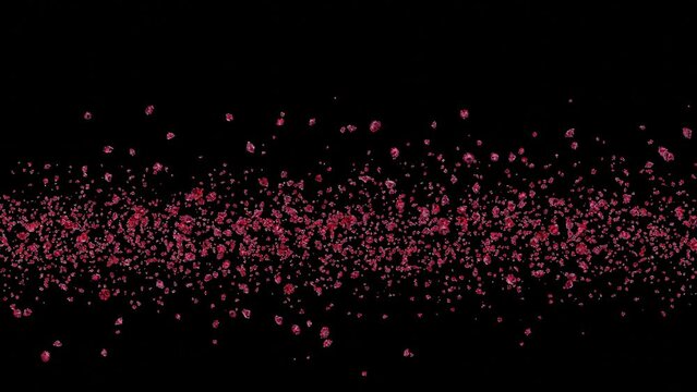 ビッグバンのように大量のルビーが誕生！シームレスアニメーション