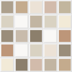 Scandinavian oak color Shades, color palette scheme tile, design element