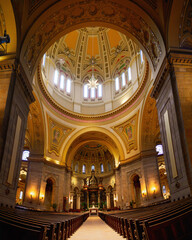 The Cathedral of Saint Paul Interior in the City of Saint Paul, Minnesota