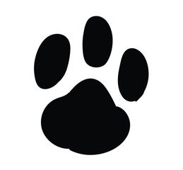 Ink Dogs Paw illustration, Print Vector