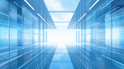 Sleek Futuristic Corporate Office Interior Design