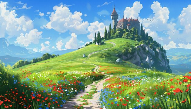 A delightful 2D character illustration of a watermelon with a surprised "wow" expression.