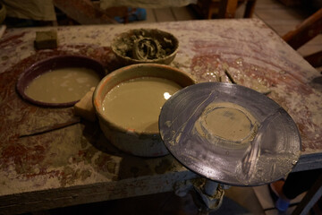 Manufacture of ceramic products, workpiece.