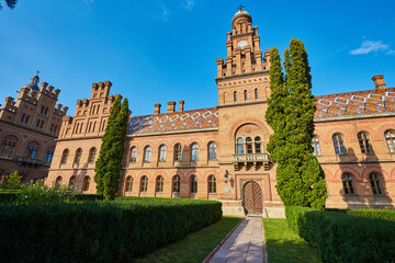 Chernivtsi National University. Metropolitans wing of ex Residence of Bukovinian and Dalmatian...