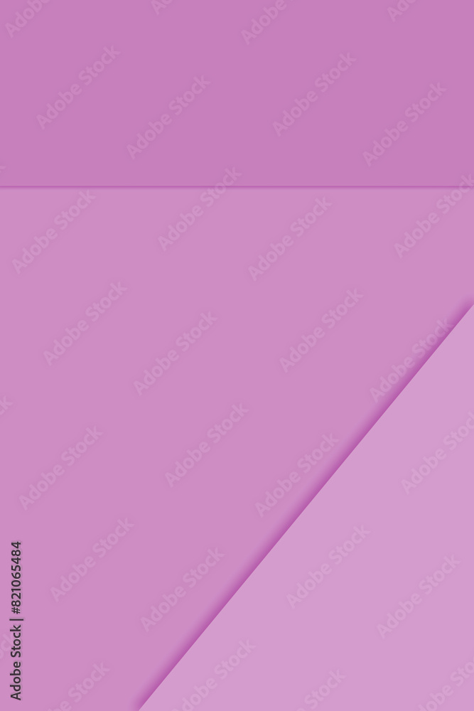 Poster purple background with lines and squares