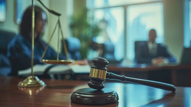 Legal Judgment and Consultation in Courtroom Setting