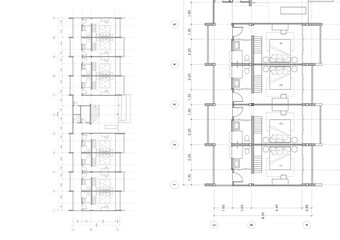 Floor plan designed building on the drawing.
