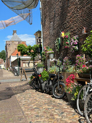 Street in the old town of Elburg