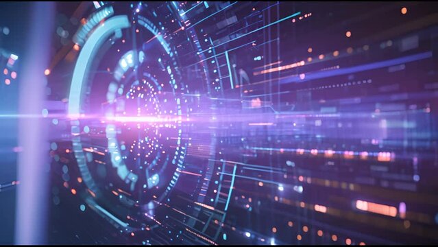 A 9x hud pack animation digital technology company client track loading infographic icons data files hi-tech style hud element.