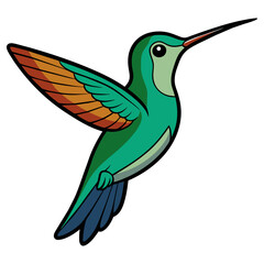A flying bird logo icon vector illustration