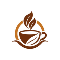 A coffee cup logo icon vector illustration