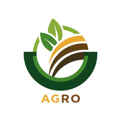 Agro logo icon vector illustration