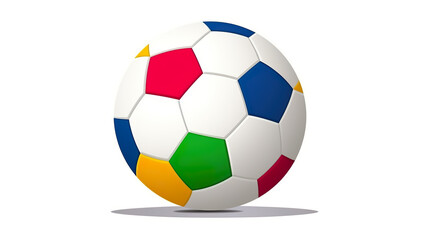 Fototapeta premium a soccer ball isolated on pure white background