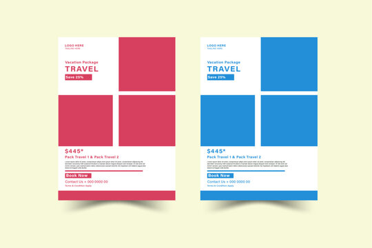 modern template, in sky blue and pink color, modern design, perfect for creative professional business