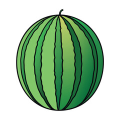 Watermelon cartoon vector Illustration flat style artwork concept
