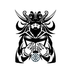 Teachers from ancient China illustration