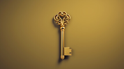 Unlock the door to success with the golden key of opportunity.