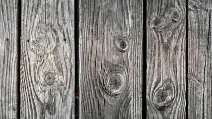 parquet d'une passerelle en bois