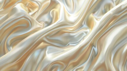 Obraz premium Milky white background texture fabric soft, shine satin silky material