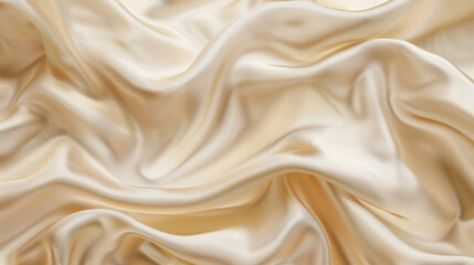 Obraz premium Milky white background texture fabric soft, shine satin silky material