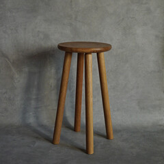 丸椅子　スツール　木製家具