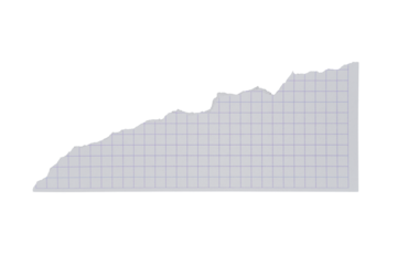 Scrap ripped strimmin grid paper isolated transparent
