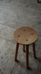 丸椅子　スツール　木製家具